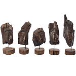 Декоративная статуэтка из дерева Будда Buddha Wooden Statuette варинант исполнения - 6 | Loft Concept в Челябинске