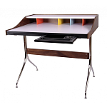 Письменный стол с 2-мя чёрными выдвижными ящиками и нишей с цветными разделителями Ballan варинант исполнения - 1 | Loft Concept в Челябинске