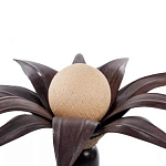 Настольная лампа черная INDONESIAN LAMPS варинант исполнения - 2 | Loft Concept в Челябинске