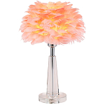 Настольная лампа с перьями Plumage Pink Table Lamp варинант исполнения - 1 | Loft Concept в Челябинске
