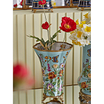 Ваза со стрекозой из фарфора с бронзовыми элементами Paradise Dragonfly варинант исполнения - 5 | Loft Concept в Челябинске