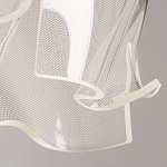 Подвесной светильник цилиндрической формы с прозрачным волнистым плафоном Wave Line варинант исполнения - 8 | Loft Concept в Челябинске