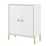 Тумба белая с двумя дверками и полками Antique Order варинант исполнения - 1 | Loft Concept в Челябинске