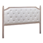 Изголовье кровати бежевое с мягкой обивкой из льна Emma Headboard варинант исполнения - 1 | Loft Concept в Челябинске