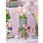 Ваза с птицами и цветами из фарфора с бронзовыми элементами Garden of Eden варинант исполнения - 5 | Loft Concept в Челябинске