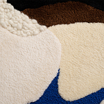 Ковер ручной работы Electric blue and popcorn варинант исполнения - 2 | Loft Concept в Челябинске