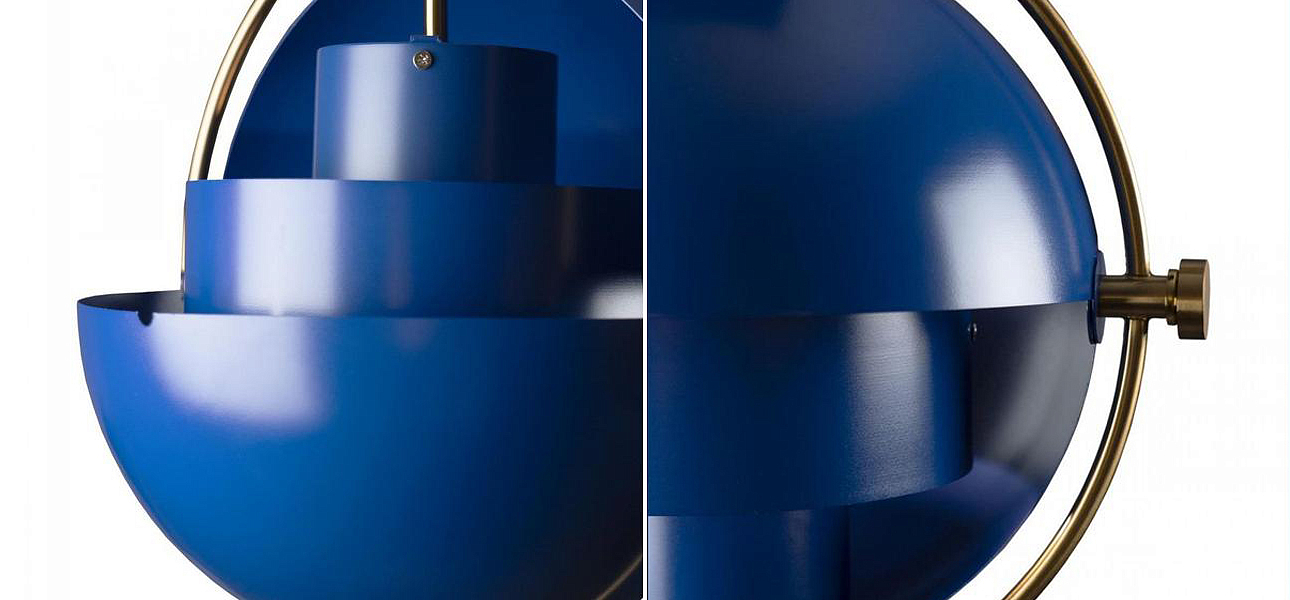 Подвесной светильник Louis Weisdorff Blue диаметр 38 Подвесной светильник Louis Weisdorff Blue диаметр 38 - Loft-Concept в Челябинске