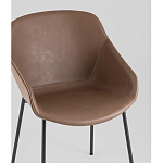 Стул Ashby экокожа светло-коричневый варинант исполнения - 3 | Loft Concept в Челябинске