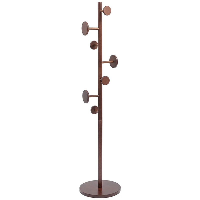 Напольная вешалка из древесины бука Unique Shaped Furniture Floor Hanger Коричневый Орех в Челябинске | Loft Concept 