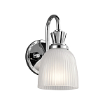 Бра с матовым ребристым плафоном в форме колокола Kichler варинант исполнения - 1 | Loft Concept в Челябинске