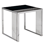 Столик журнальный с черной стеклянной столешницей Embodiment of Contemporary Art  варинант исполнения - 1 | Loft Concept в Челябинске