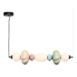 Подвесной светильник линейный с керамическими элементами 24W LED Fragrant Light варинант исполнения - 1 | Loft Concept в Челябинске