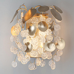 Бра с декоративными подвесками из прозрачного стекла в форме монеток FAIRYTREE Light варинант исполнения - 3 | Loft Concept в Челябинске