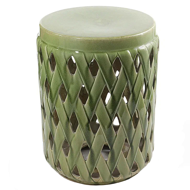 Керамический табурет Ceramic Chair Light Green Зеленый Керамический табурет Ceramic Chair Light Green Зеленый в Челябинске | Loft Concept