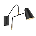 Бра черного цвета с конусным плафоном Feiss варинант исполнения - 1 | Loft Concept в Челябинске