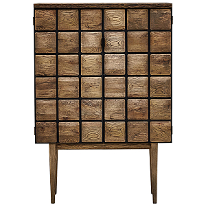 Комод из дуба с 2-мя дверцами Nakain chest of drawers