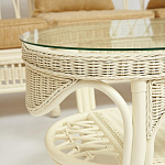 Комплект уличной мебели из ротанга Clara белый варинант исполнения - 9 | Loft Concept в Челябинске