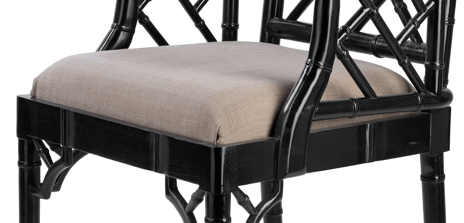 Black Chippendale Arm Chair Black Chippendale Arm Chair - Loft-Concept в Челябинске