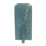 Часы погон ВС подарочные настольные из натурального камня Змеевик Military Clock варинант исполнения - 3 | Loft Concept в Челябинске