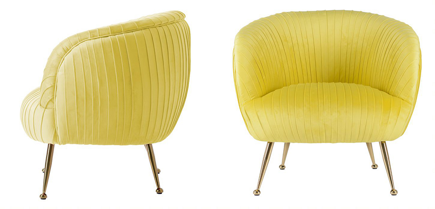 Кресло SOUFFLE CHAIR yellow Кресло SOUFFLE CHAIR yellow - Loft-Concept в Челябинске