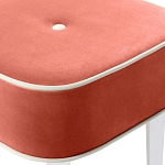 Квадратный мягкий пуф на белых ножках Winton Pouf Square варинант исполнения - 16 | Loft Concept в Челябинске