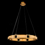 Люстра в виде кольца из натурального камня Golden Alavastor варинант исполнения - 1 | Loft Concept в Челябинске