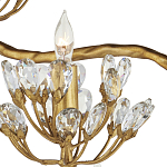 Торшер золотой в виде растения Golden Flower Glade варинант исполнения - 1 | Loft Concept в Челябинске