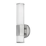 Бра для ванных комнат вертикальное с длинным белым матовым плафоном в форме шестиугольника на круглом основании Hinkley варинант исполнения - 12 | Loft Concept в Челябинске