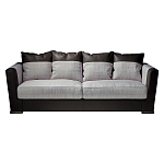 Элитарный современный диван Birmingham с кожаными вставками  варинант исполнения - 1 | Loft Concept в Челябинске