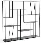 Книжный стеллаж из металла Menzie Square Metal Rack варинант исполнения - 1 | Loft Concept в Челябинске