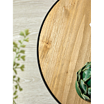 Приставной столик с факутрным черным основанием Ethiopia варинант исполнения - 4 | Loft Concept в Челябинске