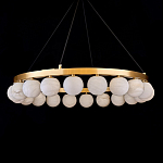 Люстра круглая с сферическими плафонами из натурального камня Phased Spheres варинант исполнения - 2 | Loft Concept в Челябинске
