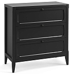 Комод с 3-мя ящиками черный Silva Black Chest of Drawers варинант исполнения - 1 | Loft Concept в Челябинске