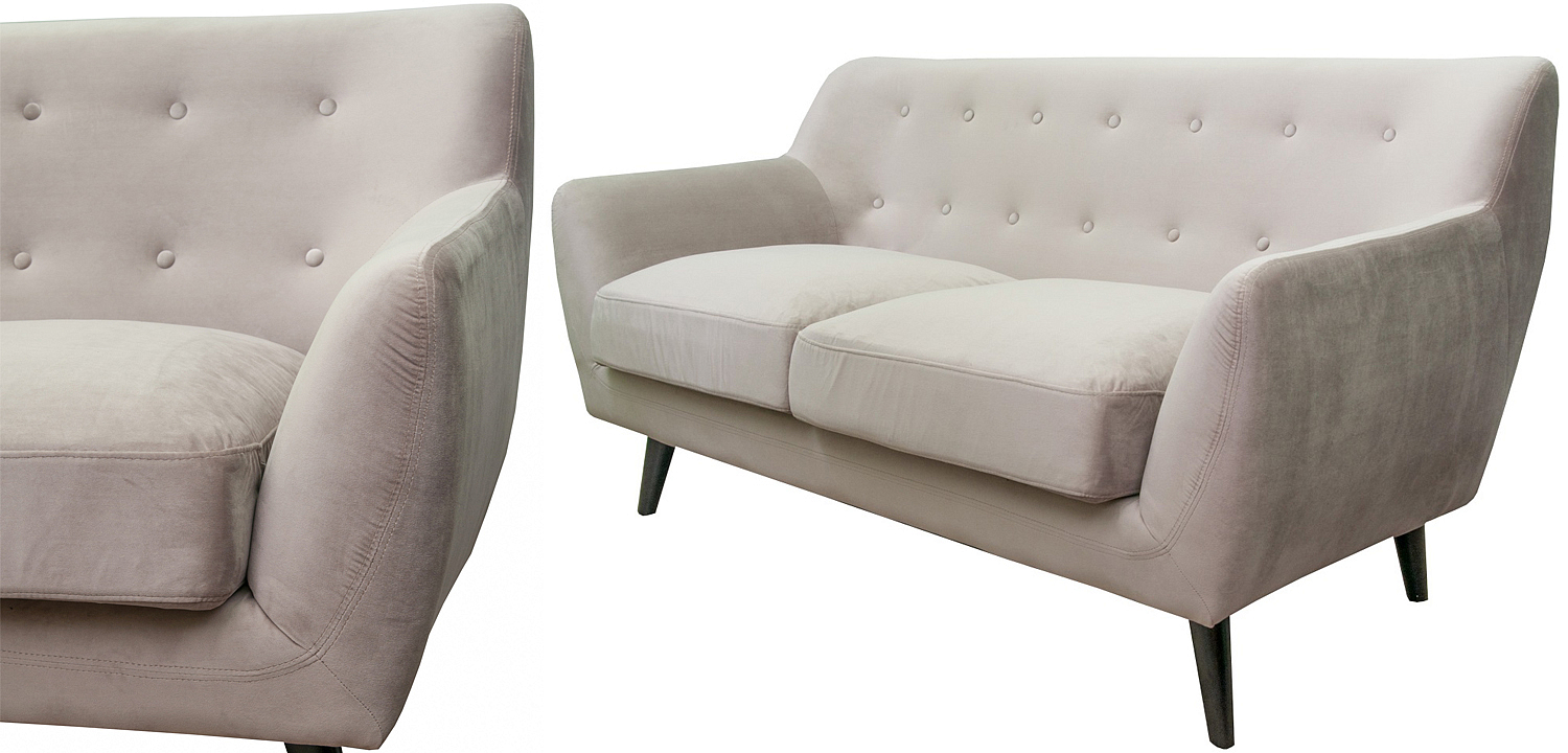 Диван Amantea Sofa beige velour Диван Amantea Sofa beige velour - Loft-Concept в Челябинске