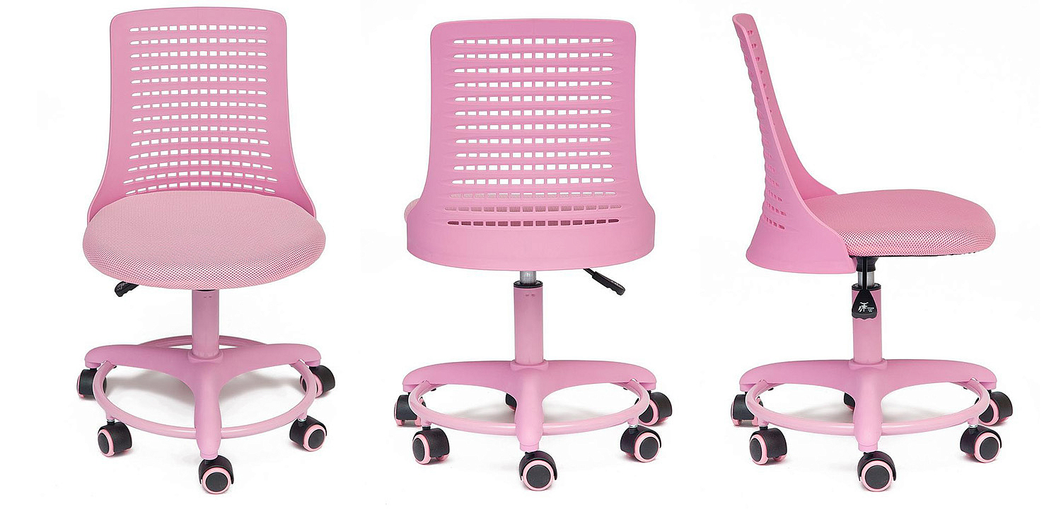Кресло Bright Kiddie Office Chair pink Кресло Bright Kiddie Office Chair pink - Loft-Concept в Челябинске
