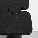 Консоль чёрная на 2-х конусообразных ножках Eros варинант исполнения - 1 | Loft Concept в Челябинске