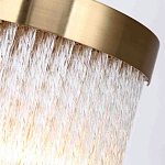 Бра с прозрачными стеклянными трубочками и металлическим основанием Nembus варинант исполнения - 3 | Loft Concept в Челябинске