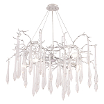 Люстра подвесная с прозрачными подвесками в форме капель Droplet Chandelier варинант исполнения - 4 | Loft Concept в Челябинске