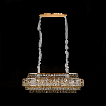 Люстра овальной формы хрустальная в неоклассическом стиле Majesty варинант исполнения - 2 | Loft Concept в Челябинске