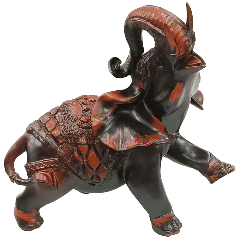 Статуэтка в виде слона Happy Elephant Коричневый Статуэтка в виде слона Happy Elephant Коричневый в Челябинске | Loft Concept