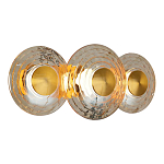 Бра из трех стеклянных фактурных дисков Eyepiece варинант исполнения - 3 | Loft Concept в Челябинске