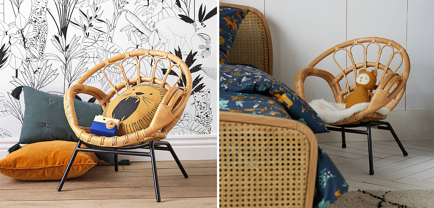 Кресло детское Wicker Baby Chair Кресло детское Wicker Baby Chair - Loft-Concept в Челябинске