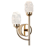 Бра с декором в виде кристаллов из хрусталя Kenneth Crystal Stone Sconce варинант исполнения - 1 | Loft Concept в Челябинске