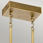 Люстра подвесная прямоугольная цвета латунь Kichler варинант исполнения - 3 | Loft Concept в Челябинске