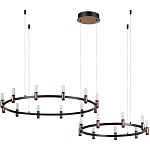 Люстра подвесная с цилиндрическими плафонами на двух круглых подвесах  Arnaut Light варинант исполнения - 2 | Loft Concept в Челябинске