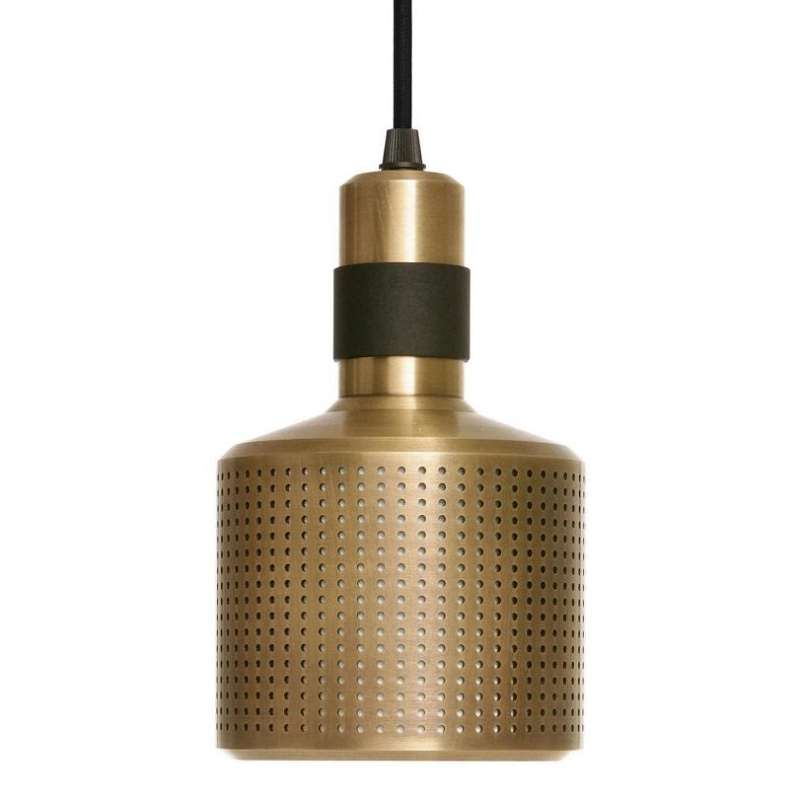 Подвесной светильник Riddle Pendant Lamp Черный Латунь в Челябинске | Loft Concept 