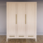 Большой Шкаф Primo Светлый дуб с 3 дверьми и 3 выдвижными ящиками варинант исполнения - 1 | Loft Concept в Челябинске