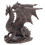 Декоративная статуэтка Дракон Dragon Brown Statuette варинант исполнения - 3 | Loft Concept в Челябинске