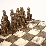 Шахматы  из  камня Cargador del Tiempo Chess Мексика ручная работа варинант исполнения - 3 | Loft Concept в Челябинске