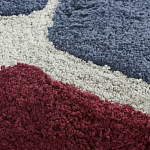 Чехол на подушку с рисунком серо-синего цвета Elan Textured варинант исполнения - 4 | Loft Concept в Челябинске